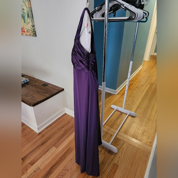 Purple Prom Dress David's Bridal size 10 - Picture 6 of 8